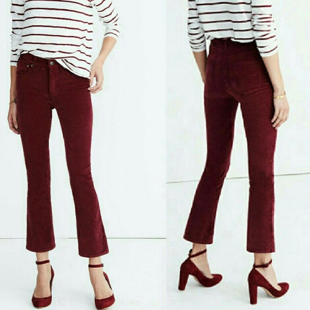 MADEWELL CALI DEMI-BOOT 26 in wine velvet